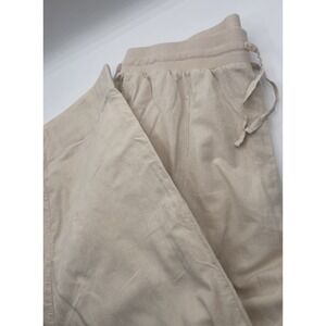 PACT Cargo Pants Women's XXL Organic Cotton Linen Blend Drawstring
